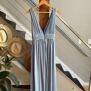 Lulu's Heavenly Hues Light Blue Maxi Dress